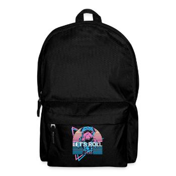 Funny Jiu Jitsu BJJ Retro - Backpack - black - Front