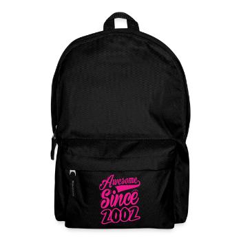 Awesome Since 2002 - Backpack - black - Front
