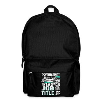 Psychiatrist Psychiatrist Job Title - Backpack - black - Front