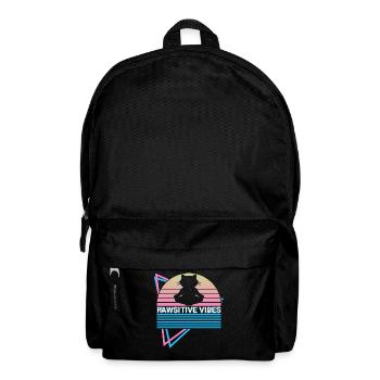 Meditation Yoga Dog Retro - Backpack - black - Front