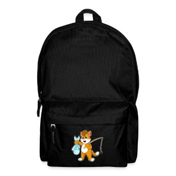 Pêche au chat pêcheur - Sac à dos - noir - Devant