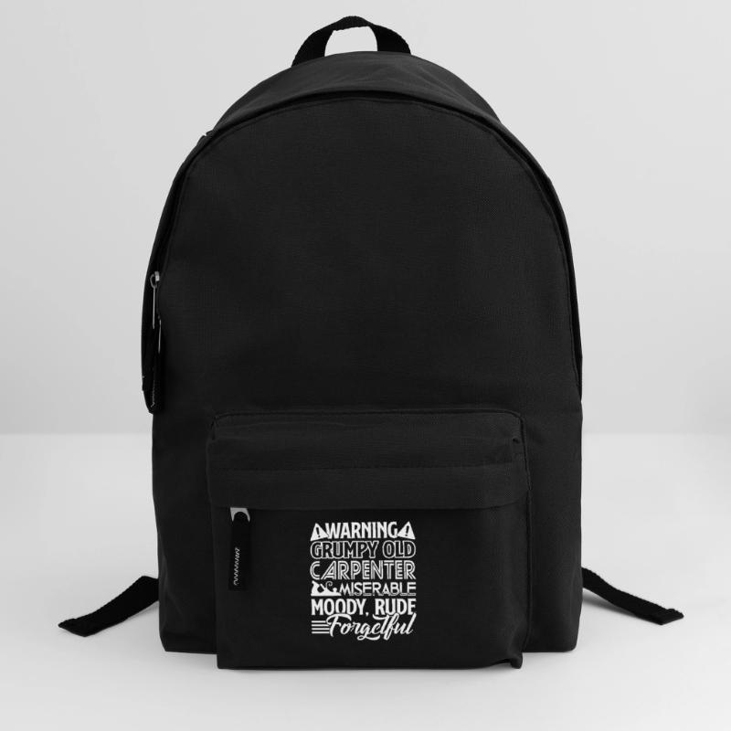 Carpenter Grumpy Old Carpenter Backpack