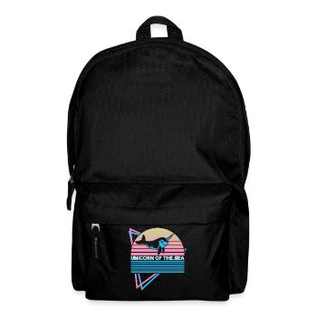 Narwal Retro - Rucksack - Schwarz - Vorne