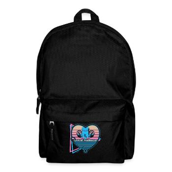 I love my pharmacist pharmacy retro - Backpack - black - Front