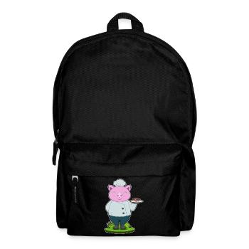 Pork Cook Meat Cooking - Backpack - black - Front