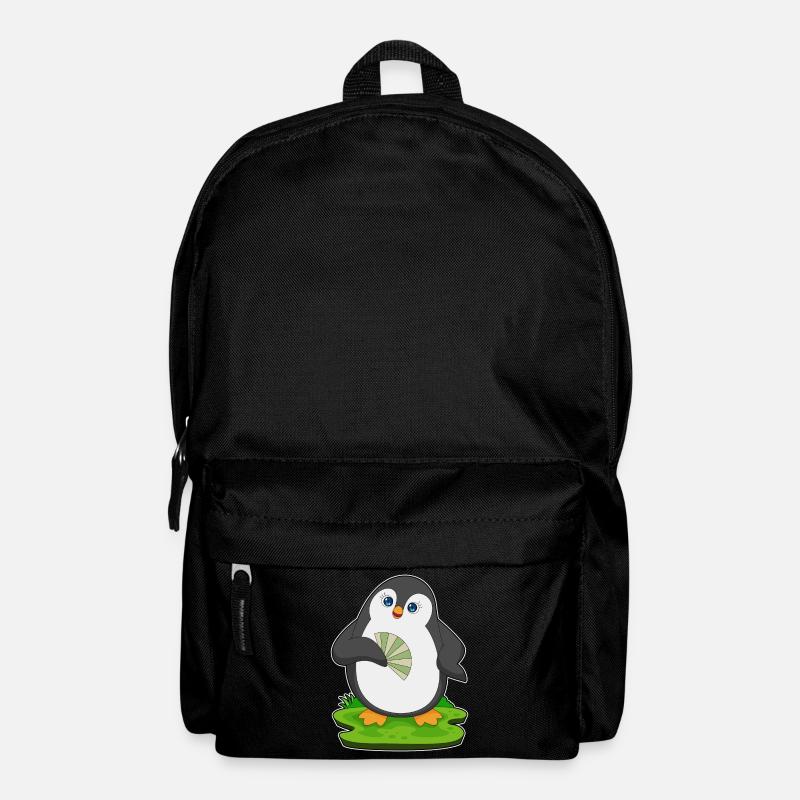 Pinguin Handventilator - Rucksack - Schwarz