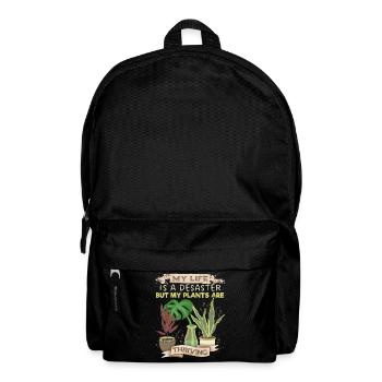 Plant-Daddy Plant-Mommy, lustiger Pflanzen Spruch - Rucksack - Schwarz - Vorne