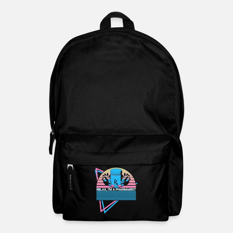 Entspannen Sie sich, ich bin ein Apotheker Apothek - Rucksack - Schwarz