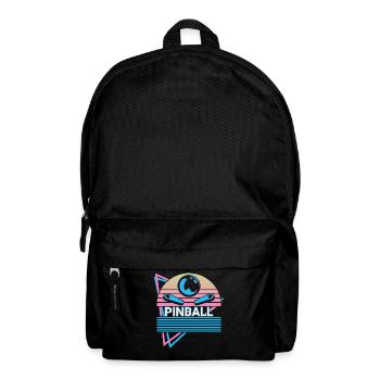 Pinball machine rétro - Sac à dos - noir - Devant