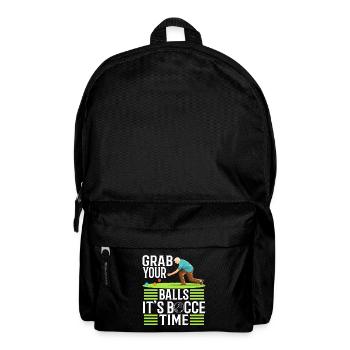 Grab your balls its bocce time - Backpack - black - Front