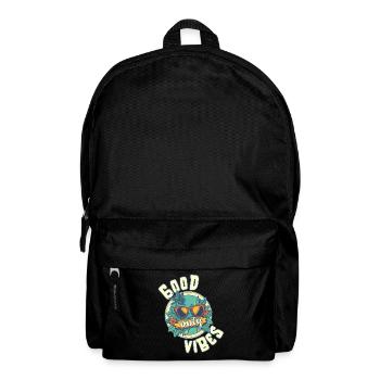 Good Vibes Only: Pure summer feeling in retro design - Backpack - black - Front