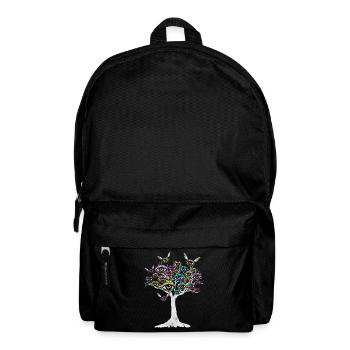 Weirdcore Ästhetischer Baum Fliegende Augen - Rucksack - Schwarz - Vorne