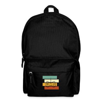 Gaming Retro - Rucksack - Schwarz - Vorne