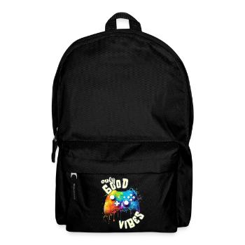 Only Good Vibes: Good Life Cool Gaming Controller - Rucksack - Schwarz - Vorne