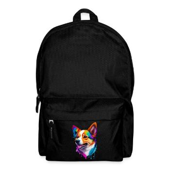 Corgi Colorful Dog Rainbow Dog Breed - Sac à dos - noir - Devant