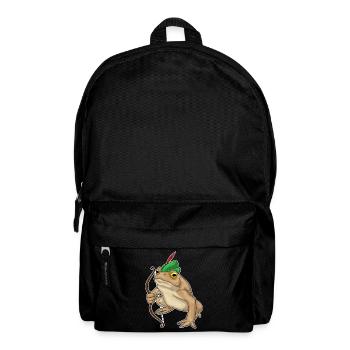 Frosch Bogenschütze Bogen - Rucksack - Schwarz - Vorne