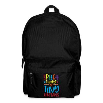Speech Therapist Of Tiny Humans Speech Pathology - Backpack - black - Front
