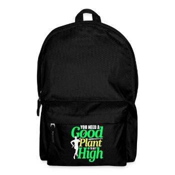 Stabhochsprung Stabhochspringer - Rucksack - Schwarz - Vorne