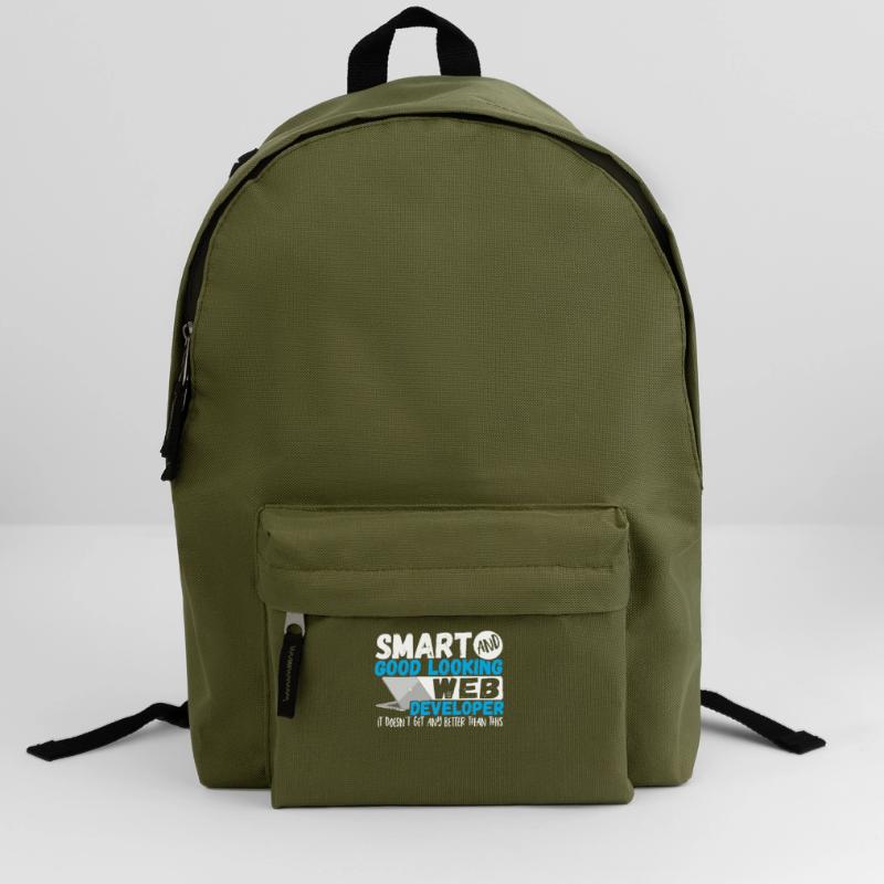 Programmer Smart And Good Looking Web Developer Backpack