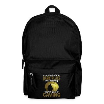 I'm a speleologist right now - Backpack - black - Front