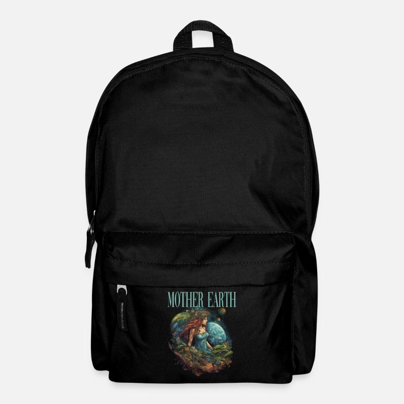 Respektier Muttererde Unseren Planeten Natur - Rucksack - Schwarz