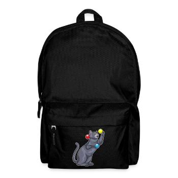 Jongleur de chat jongleur - Sac à dos - noir - Devant