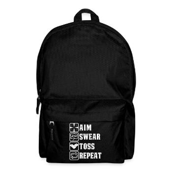 Lustiges Cornhole Corn Hole - Rucksack - Schwarz - Vorne