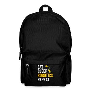 Eat Sleep Robotics Lover Robot Engineer - Backpack - black - Front