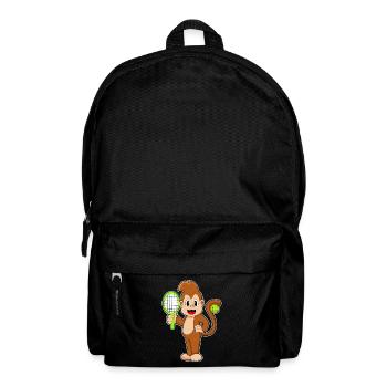 Raquette de tennis de tennis de singe - Sac à dos - noir - Devant