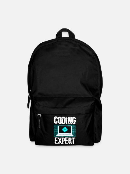 Programmeur de programmation codeur expert en codage - Sac à dos - noir