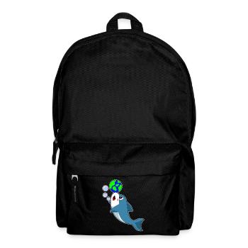 Dolphin Earth Globe - Backpack - black - Front
