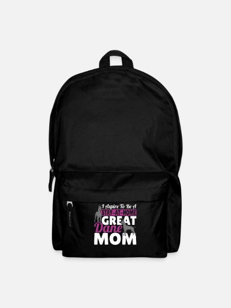 Ich möchte eine Doggen-Mutter sein, die immer zu - Rucksack - Schwarz