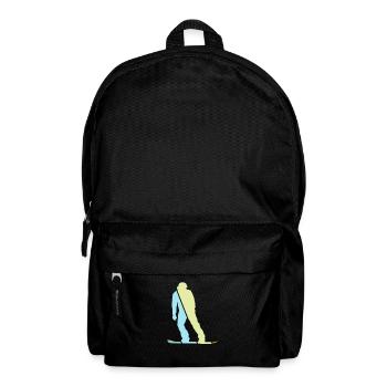 Snowboard Rétro - Sac à dos - noir - Devant