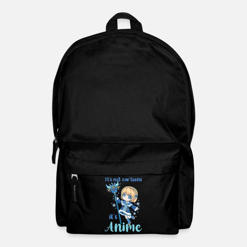 It's Not Cartoons It' Anime I Chibi Kawaii Otaku - Rucksack - Schwarz
