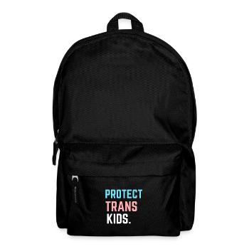 Protect Trans Kids - Support LGBT Pride Month Gift - Backpack - black - Front