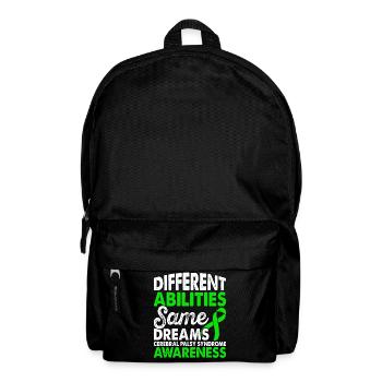 Unterschiedliche Fähigkeiten Gleiche Träume - Rucksack - Schwarz - Vorne