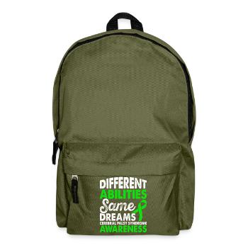 Unterschiedliche Fähigkeiten Gleiche Träume - Rucksack - Olivgrün - Vorne