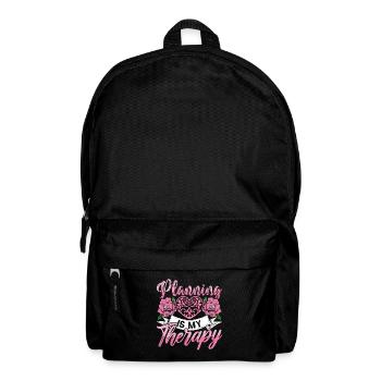 Wedding Planner Planning Is My Therapy Planner - Rucksack - Schwarz - Vorne