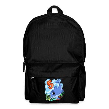 5ème anniversaire Motif Dauphin - Cinq ans - Sac à dos - noir - Devant
