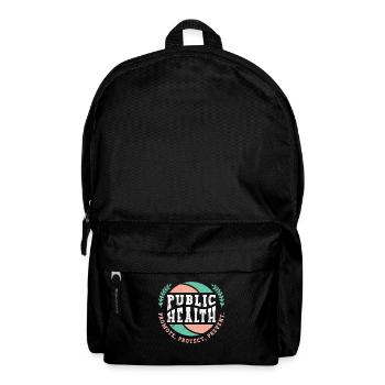 Public Health Promote Protect Prevent Virologist - Backpack - black - Front