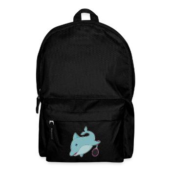 Raquette Tenni Dolphin Tennis - Sac à dos - noir - Devant