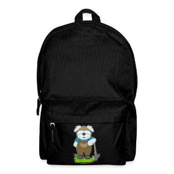 Hund Landwirt Spitzhacke Bauernhof - Rucksack - Schwarz - Vorne
