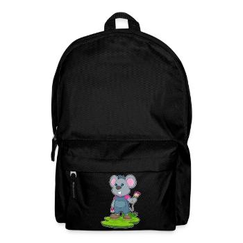 Maus Maler Pinsel Malen - Rucksack - Schwarz - Vorne