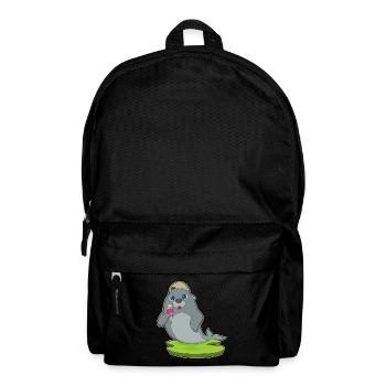 Seehund Waffeleis - Rucksack - Schwarz - Vorne
