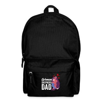 German Shepherd Daddy Pet Lover Cute - Backpack - black - Front