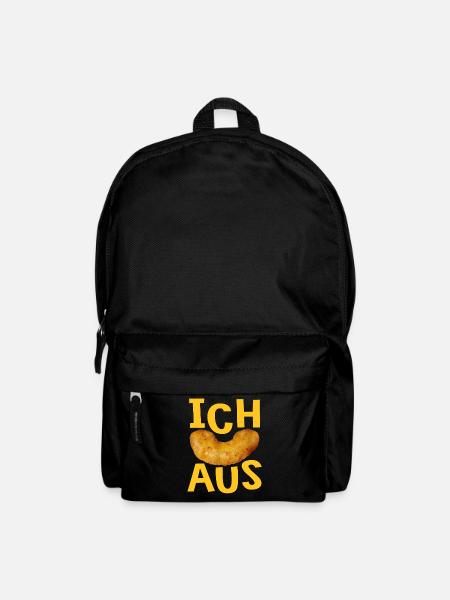 Vegane Erdnuss Flips zum Ausflippen - Rucksack - Schwarz