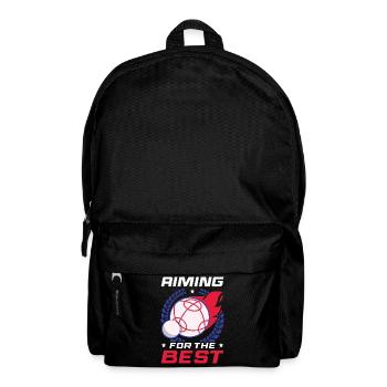 Bocce Ball Spieler - Rucksack - Schwarz - Vorne