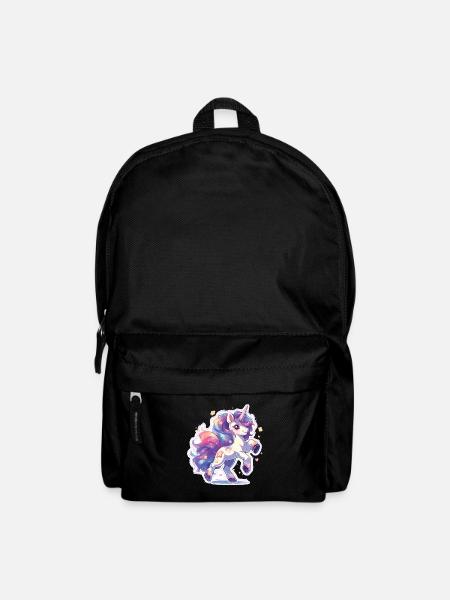 Süßes Einhorn Unicorns Einhörner - Rucksack - Schwarz