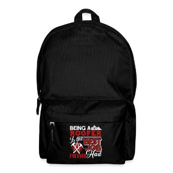 Roofer Roofer Best Job Ever - Backpack - black - Front