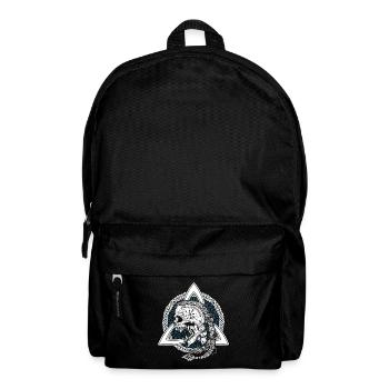 Occulte Viking Sorcières Symbole Runes Crâne Triskel - Sac à dos - noir - Devant